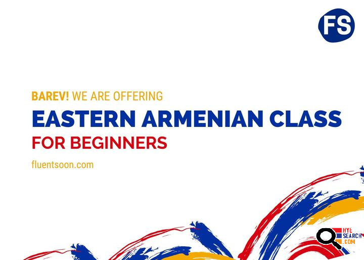Eastern Armenian Classes with a Native Speaker
