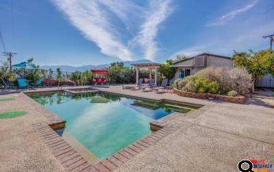 Nice Vacation Rental Close to Palm Springs, CA - Վարձով է տրվում գեղեցիկ տուն` աղի ջրով լողավազանով