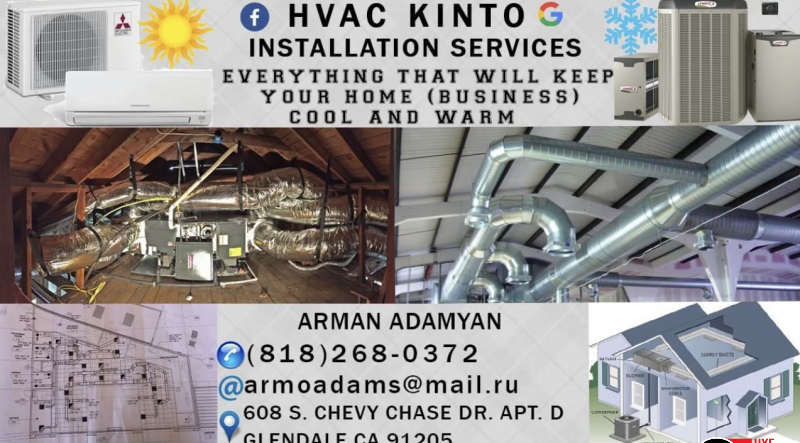 HVAC Kinto Installation Services AC & Heating - Շուկայականից ցածր գնով օդորակիչների