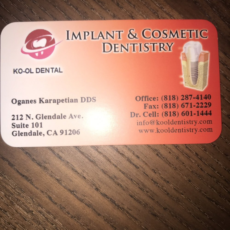 Kool Dentistry Dr. Oganes Karapetian, DDS Dentist in Glendale, CA