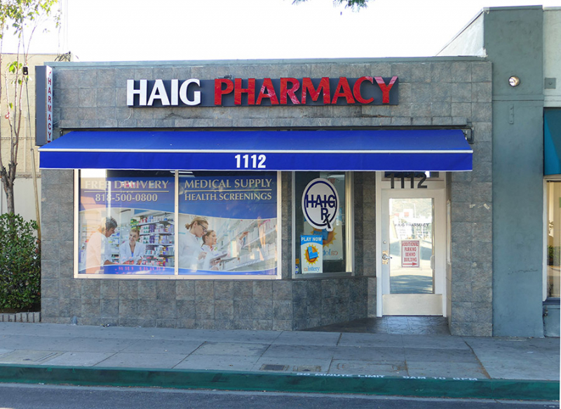 Haig Pharmacy in Glendale, CA