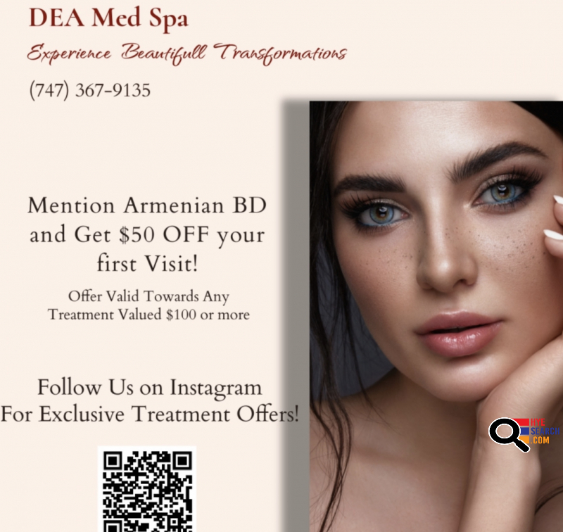 DEA Med Spa  Laser Hair Removal, Skin Care, Botox, Beauty, Cosmetologist in Glendale, CA 