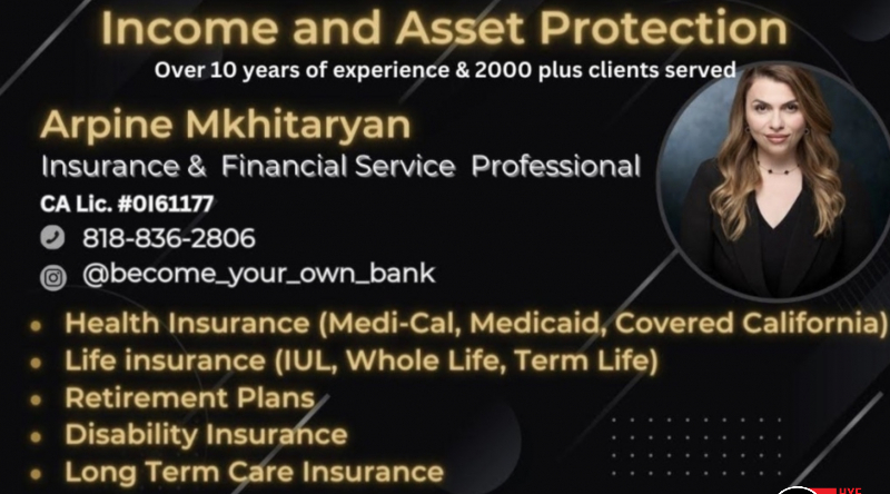 Arpine Mkhitaryan. Life and Health Insurance Agent in Glendale, CA 