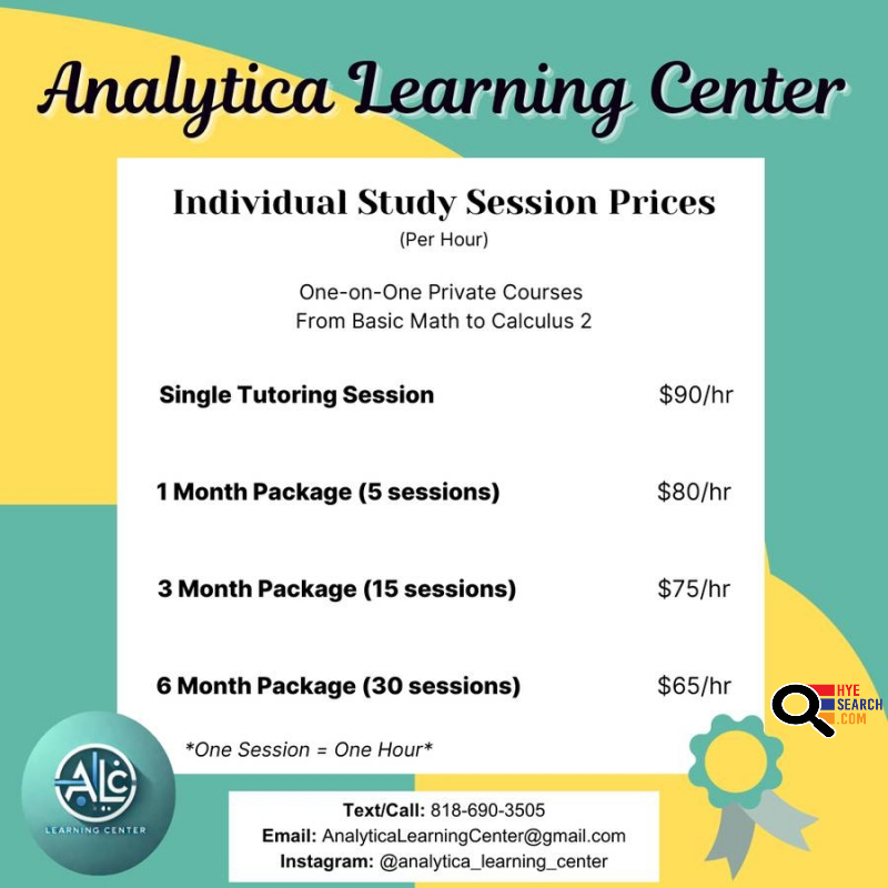  Analytica Learning Center - Tutoring for Math in Burbank