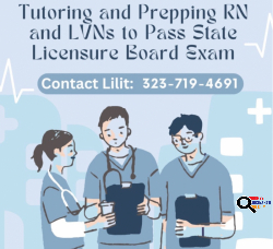  Tutoring and Prepping RN and LVNs to Pass State Licensure Board Exam in North Hollywood, CA