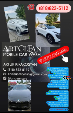 ArtClean Mobile Car Wash In Los Angeles, CA